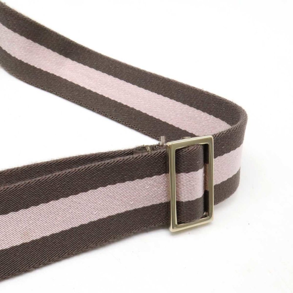 GUCCI GG canvas shoulder bag leather khaki beige greige light pink 181092 - Picture 6 of 9